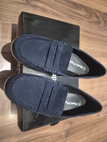 Hush puppies navy shelby suede - hush,