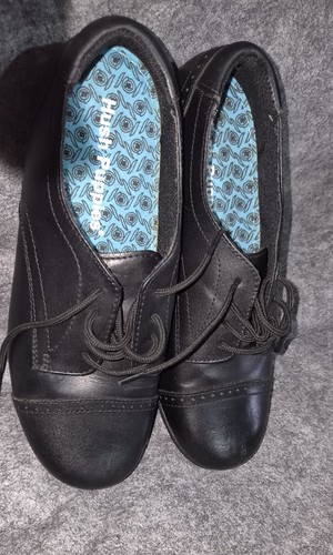 Hush puppies black leather - puppies,