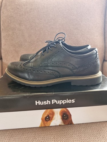 Hush puppies black - black, leather