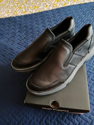 Hush puppies leather - leather, slip