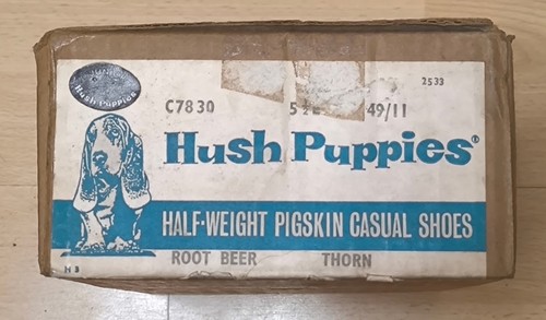 1960s hush puppies half weight - hush,